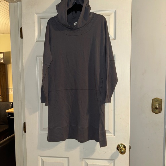 Intimately Free People Hoodie Dress Tunic Pullover Casual Gray Medium - Picture 1 of 7
